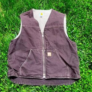 Vintage XL Brown Carhartt Vest